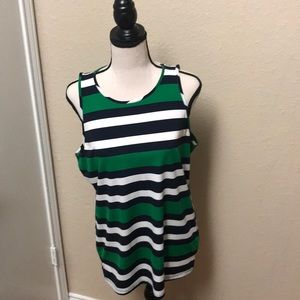 Banana Republic Stripped Tank Top~Size Large